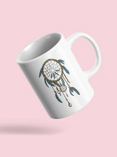 Dream Catcher Blue Feathers Mug Unisex's -Image by Shutterstock