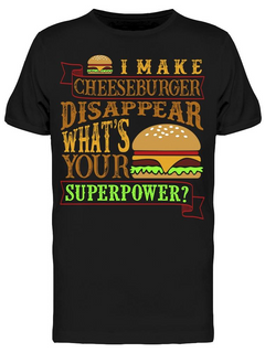 Burger Disappear-T-Shirt