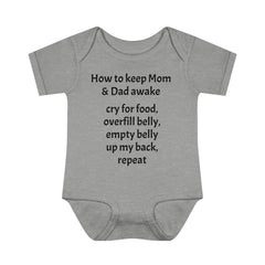 Infant Baby Rib Bodysuit