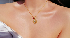 Zodiac Sign & Birthstone | 18K Necklace